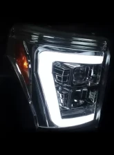 Recon Truck Accessories Projector Headlight Smoked Black Ford Superduty F250 | F350 | F450 | F550 11-16                                     - 264272BKC - Image 2