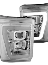 Recon Truck Accessories Projector Headlight Clear Ford Superduty F250 | F350 | F450 | F550 11-16                                     - 264272CLC - Image 2