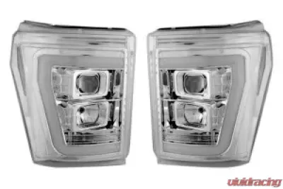 Recon Truck Accessories Projector Headlight Clear Ford Superduty F250 | F350 | F450 | F550 11-16 - 264272CLC