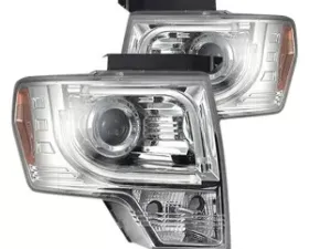 Recon Truck Accessories Projectior Headlights Clear Ford F150 13-14