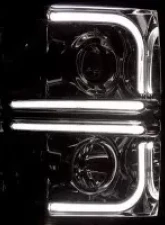 Recon Truck Accessories Projector Headlights Smoked Black Chevrolet Silverado 1500 14-17                                     - 264275BKC - Image 3