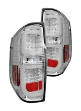 Recon Truck Accessories LED Taillights Clear Lense Jeep Toyota Tundra 14-17                                     - 264288CL - Image 2