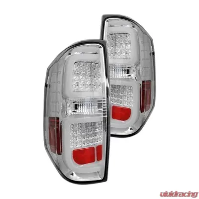Recon Truck Accessories LED Taillights Clear Lense Jeep Toyota Tundra 14-17 - 264288CL