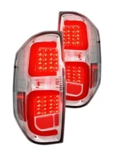 Recon Truck Accessories LED Taillights Clear Lense Jeep Toyota Tundra 14-17                                     - 264288CL - Image 2