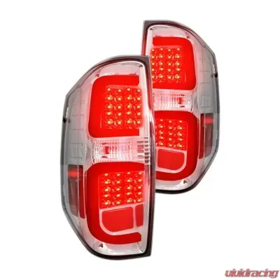 Recon Truck Accessories LED Taillights Clear Lense Jeep Toyota Tundra 14-17 - 264288CL