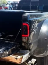 Recon Truck Accessories Straight Side OLED Tail Lights Dark Red Smoked Lens Ford F250 | F350 | F450 99-07                                     - 264292RBK - Image 2