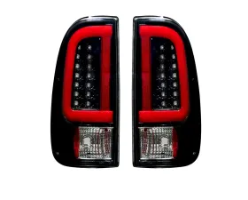Recon Truck Accessories OLED Tail Lights Smoked Lens Ford F250HD | 350 | 450 | 550 08-16