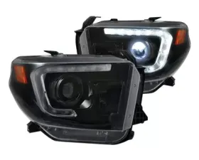 Recon Truck Accessories Projector Headlights Smoked Black Toyota Tundra 14-17