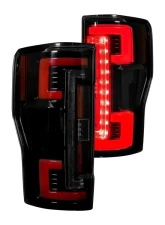 Recon Truck Accessories OLED Taillights Smoked Lense Ford Superduty F250 | 350 | 450 | 550 2017-2019                                     - 264299LEDBK - Image 3