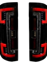 Recon Truck Accessories OLED Taillights Smoked Lense Ford Superduty F250 | 350 | 450 | 550 2017-2019                                     - 264299LEDBK - Image 2