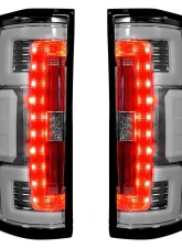 Recon Truck Accessories OLED Taillights Clear Lense Ford Superduty F250 | 350 | 450 | 550 2017-2021                                     - 264299LEDCL - Image 2