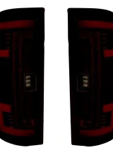 Recon Truck Accessories OLED Taillights Smoked Red Lense Ford Superduty F250 | 350 | 450 | 550 2017-2021                                     - 264299LEDRBK - Image 2
