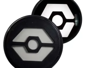 Recon Truck Accessories Round Front Turn Signal Lenses w/White Hexagon Shaped OLED Smoked Lens Jeep JK Wrangler 07-17