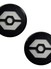 Recon Truck Accessories Round Front Turn Signal Lenses w/White Hexagon Shaped OLED Smoked Lens Jeep JK Wrangler 07-17                                     - 264334WHBK - Image 2