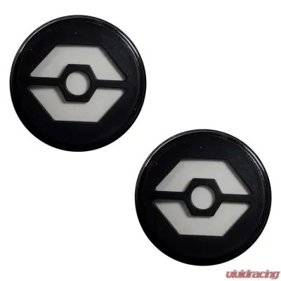 Recon Truck Accessories Round Front Turn Signal Lenses w/White Hexagon Shaped OLED Smoked Lens Jeep JK Wrangler 07-17 - 264334WHBK