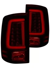 Recon Truck Accessories OLED Tail Lights Red Smoked Lens Dodge Ram 1500 13-17                                     - 264336RBK - Image 3