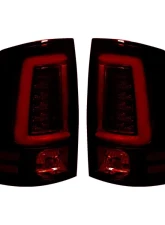 Recon Truck Accessories OLED Tail Lights Red Smoked Lens Dodge Ram 1500 13-17                                     - 264336RBK - Image 2