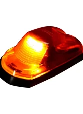 Recon Truck Accessories Single Cab Light Amber Lens w/Amber High Power LED Ford Superduty 17-18                                     - 264343AMX - Image 3
