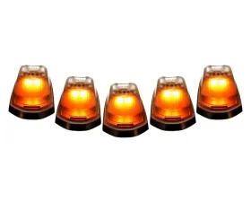 Recon Truck Accessories Cab Roof Light Smoked Lens w/Amber High-Power LED Ford Superduty 17-18