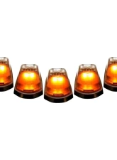 Recon Truck Accessories Cab Roof Light Smoked Lens w/Amber High-Power LED Ford Superduty 17-18                                     - 264343CL - Image 2