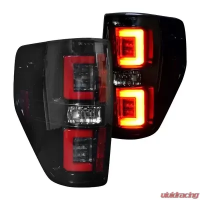Recon Truck Accessories OLED Taillights Smoked Lense Ford F150 09-14 - 264368BK
