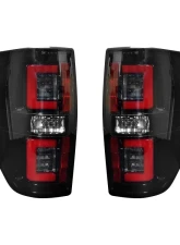 Recon Truck Accessories OLED Taillights Smoked Lense Ford F150 09-14                                     - 264368BK - Image 2