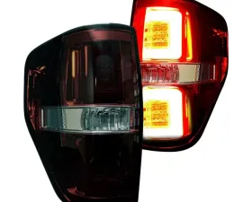 Recon Truck Accessories OLED Taillights Smoked Red Lense Ford F150 09-14