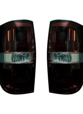 Recon Truck Accessories OLED Taillights Smoked Red Lense Ford F150 09-14                                     - 264368RBK - Image 2