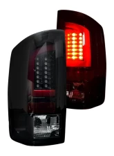 Recon Truck Accessories OLED Taillights Smoked Lense Dodge RAM 1500 | 2500 | 3500 03-06                                     - 264371BK - Image 2