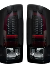 Recon Truck Accessories OLED Taillights Smoked Lense Dodge RAM 1500 | 2500 | 3500 03-06                                     - 264371BK - Image 2