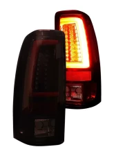 Recon Truck Accessories OLED Taillights Smoked Red Lense Chevrolet Silverado  | GMC Sierra                                     - 264373RBK - Image 2