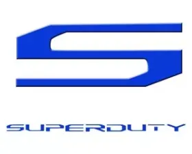 Recon Truck Accessories Superduty Raised Logo Acrylic Emblem Insert Blue