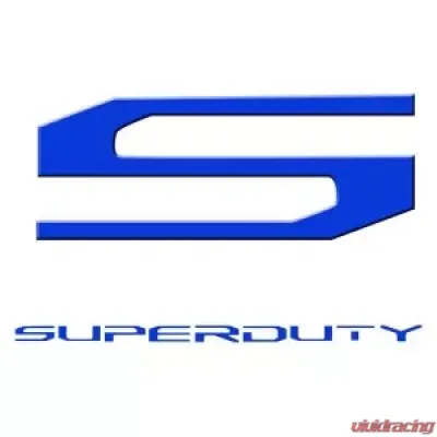 Recon Truck Accessories Superduty Raised Logo Acrylic Emblem Insert Blue - 264381BL