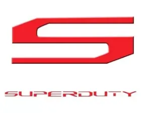 Recon Truck Accessories Superduty Raised Logo Acrylic Emblem Insert Red