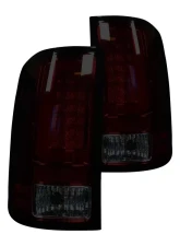 Recon Truck Accessories OLED Taillights Smoked Red Lense GMC Sierra 2nd Gen 07-13                                     - 264389RBK - Image 2