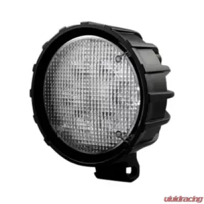Recon Truck Accessories Driving Utility Light Chrome Internal Housing  Clear Lens w/Black Reinforced Housing - 264503CL