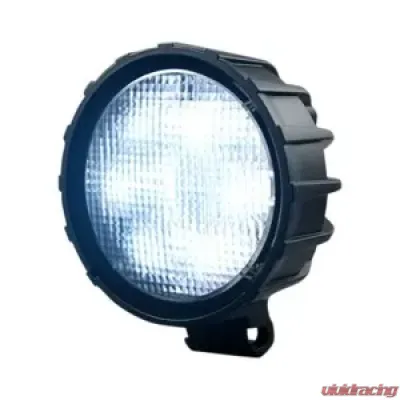 Recon Truck Accessories Driving Utility Light Chrome Internal Housing  Clear Lens w/Black Reinforced Housing - 264503CL