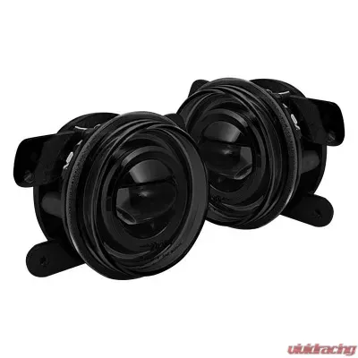 Recon Truck Accessories LED Fog Lights Smoked Black Jeep JK Wrangler 07-15 - 264506BK