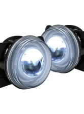 Recon Truck Accessories LED Fog Lights Smoked Black Jeep JK Wrangler 07-15                                     - 264506BK - Image 2