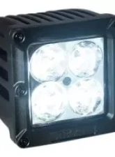 Recon Truck Accessories Square 3 Inch LED Light w/Four 5 Watt Spot Pattern CREE XTE LED Clear Chrome                                     - 264511CLS - Image 2