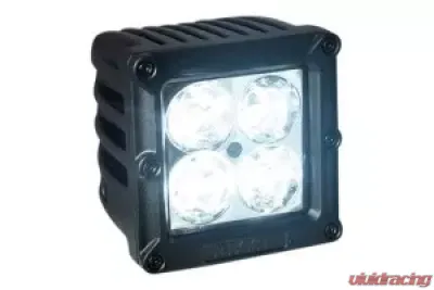Recon Truck Accessories Square 3 Inch LED Light w/Four 5 Watt Spot Pattern CREE XTE LED Clear Chrome - 264511CLS