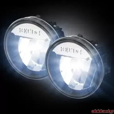 Recon Truck Accessories LED Fog Lights Clear Chrome Ford F150 09-14 - 264513CL