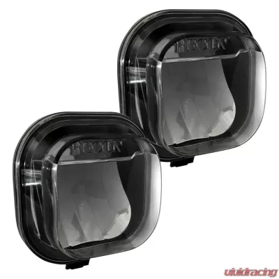 Recon Truck Accessories LED Fog Lights Smoked Black Ford Superduty 11-16 - 264514BK