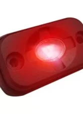 Recon Truck Accessories Under Body Wheel Well Mounted Rectangular Ultra High Power Cree LED Red                                     - 264515RD - Image 2