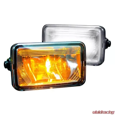 Recon Truck Accessories Fog Lights White LED w/ Built In Amber LED Turn Signal Ford F-150 2015-2022 - 264520BK