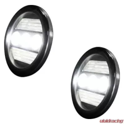Recon Truck Accessories 3-Function Fog Light Kit Smoked Black GMC Sierra 15-17 | Chevrolet Silverado 15-17 - 264521BK