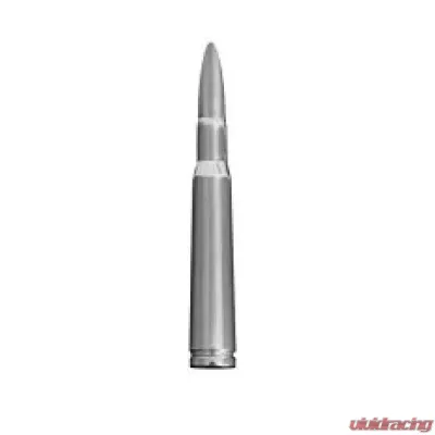 Recon Truck Accessories 5 Inch Bullet Shaped Aluminum Antenna Brushed Almuminum - 264ANT50BR