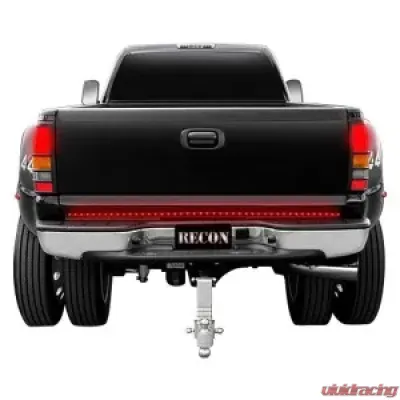 Recon Truck Accessories Hyperlite Red LED Line Of Fire Tailgate Light Bar 49 Inch - 26412