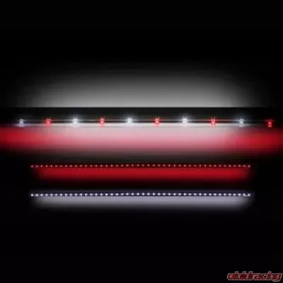 Recon Truck Accessories Tailgate Light Bar w/Red LED Brake Lights And White LED Reverse Lights 60 Inch - 26416