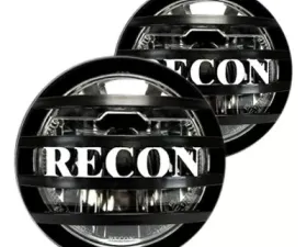 Recon Truck Accessories 3 Inch Round LED Driving Light Kit